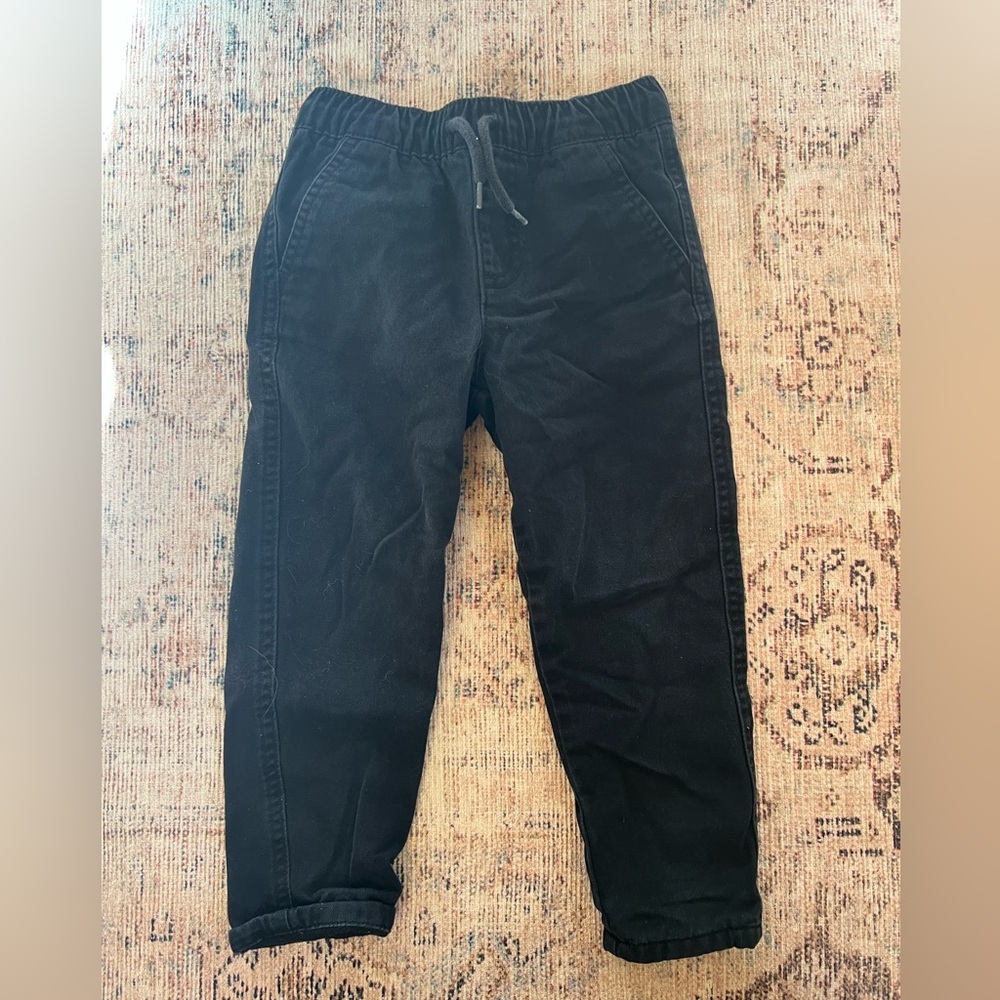 Old Navy Kids Black Jogger Twill  Pants